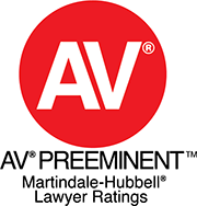 AV Preeminent Ratings Logo | Miller, Montiel & Strano in Garden City NY
